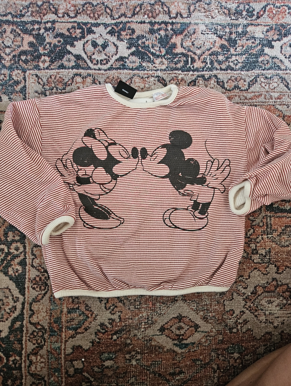 Zara Minnie And Mickey Shirt